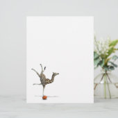 Papier Girafe d'équilibrage (Debout devant)