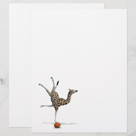 Papier Girafe d'équilibrage (Devant / Derrière)
