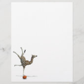 Papier Girafe en équilibre (Devant)