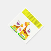 Papier-Giraffe Napkins Servet (Hoek)