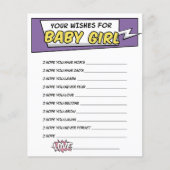 Papier Girly Superhero Comic Book Douche Wives for baby (Devant)