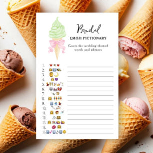 Papier Glace - jeu de pictionnaire d'emoji pour la douche