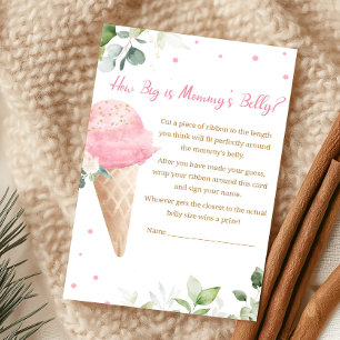 Papier Glace Rose Comment est le Ventre de Maman Jeu