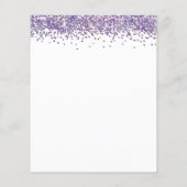 Papier Glam Budget Purple Parties scintillant Hen Night I (Dos)