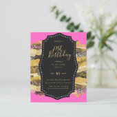 Papier Glam Girly Parties scintillant 21e anniversaire (o (Debout devant)