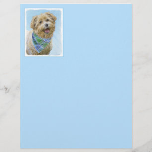Papier Glen of Imaal Terrier Peinture - Art original Chie