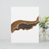 Papier Glitch Alimentation chèvre oreille frite (Debout devant)