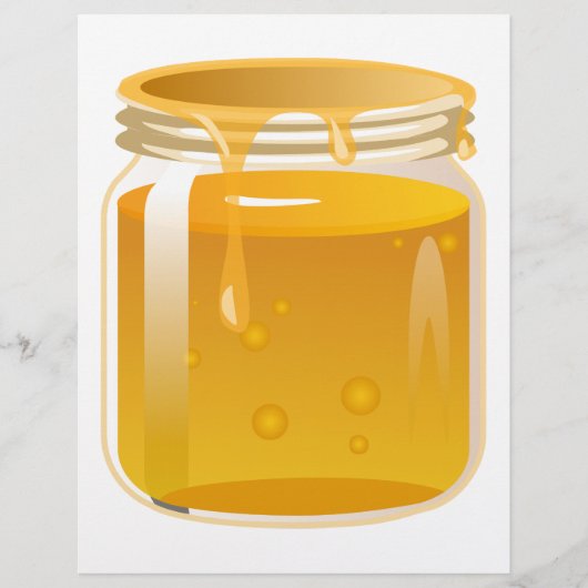 Papier Glitch de nourriture miel (Devant)