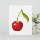 Papier Glitch food cherry (Debout devant)