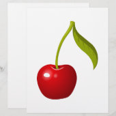 Papier Glitch food cherry (Devant / Derrière)