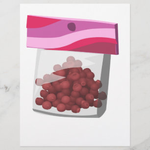 Papier Glitch Food dessert rub