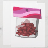Papier Glitch Food dessert rub (Devant / Derrière)