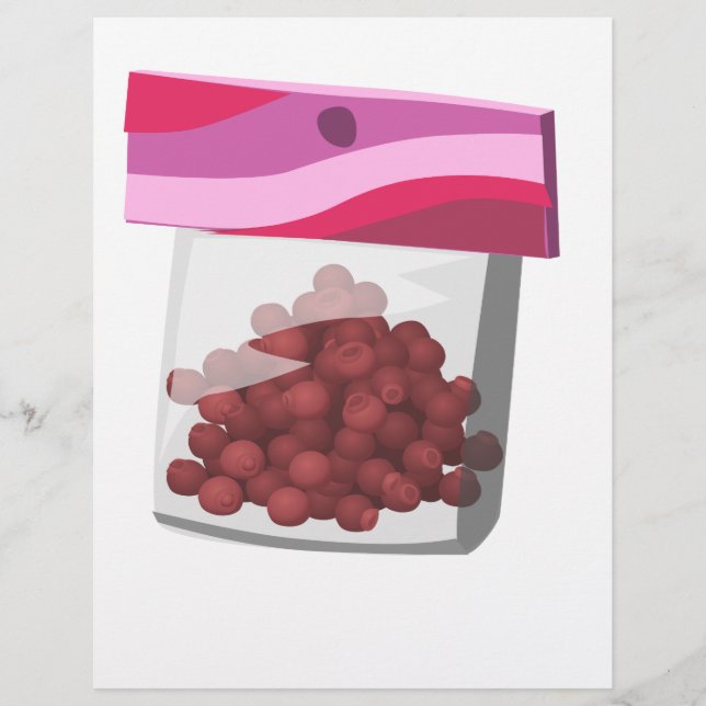 Papier Glitch Food dessert rub (Devant)