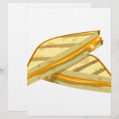 Papier Glitch Food fromage grillé (Devant / Derrière)