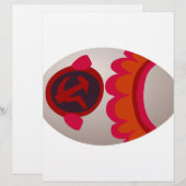 Papier Glitch Food oeuf soviétique (Devant / Derrière)