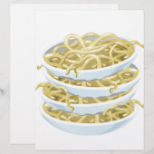 Papier Glitch Food plain noodles (Devant / Derrière)