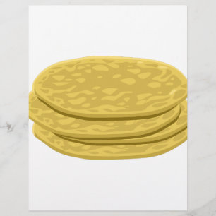 Papier Glitch Food tortilla