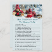 Papier gnome de noël dans quelle mesure connaissez-vous l (Devant / Derrière)