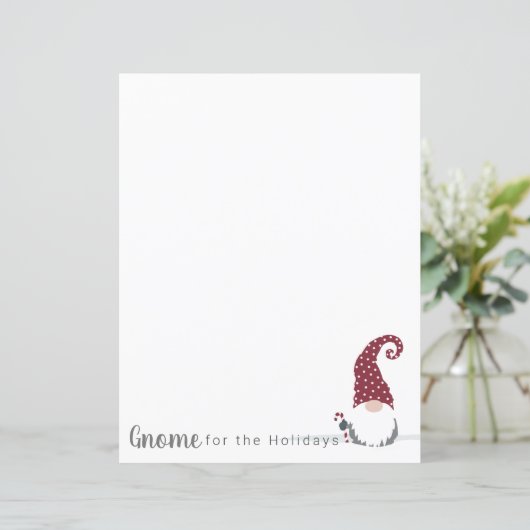 Papier Gnome for the Holidays Design scandinave (Debout devant)