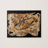 Papier Goanna's puzzel Legpuzzel (Horizontaal)