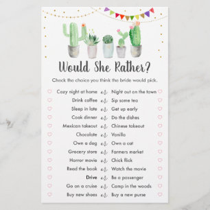 Papier Gold Fiesta Cactus Voudrait Elle Plutôt Jeu