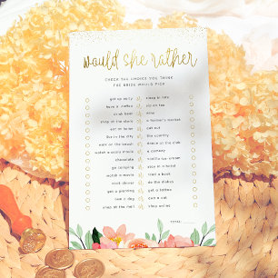 Papier Gold Floral Voudrait-Elle Plutôt Fête des mariées