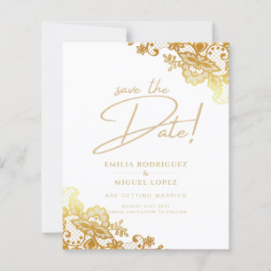 Papier GOLD LACE Budget All-in1 Mariage Enregistrer la da