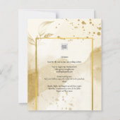 Papier Gold Pearl MARIAGE alcool ENK Abstrait LeahG (Dos)