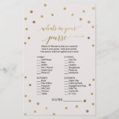 Papier Gold Polka Dot À Quel Point Connaissez-Vous Bien L (Dos)