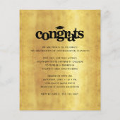 Papier Gold White Budget Photo Graduation Bold Casquette  (Dos)