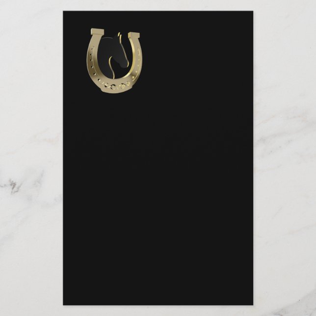 Papier Golden horseshoe (Devant)