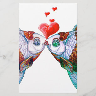 Papier Goldfish Kiss