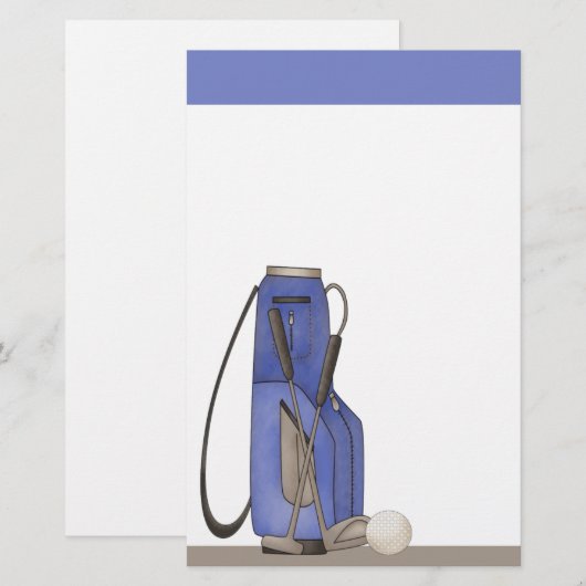 Papier Golf (Devant / Derrière)