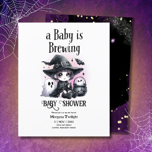 Papier Goth Baby Girl est en train de brasser sorcière fa