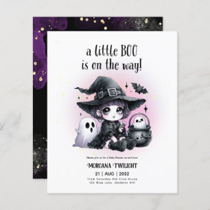 Papier Goth Baby Girl Witch Little Boo sur le chemin