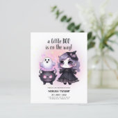 Papier Goth Baby Girl Witch Little Boo sur le chemin (Debout devant)