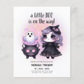 Papier Goth Baby Girl Witch Little Boo sur le chemin (Devant)