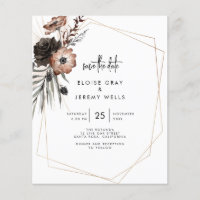 Gothic Boho Enregistrer la date