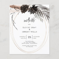 Gothic Boho Enregistrer la date