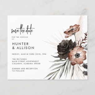 Papier Gothic Boho Enregistrer la date