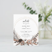 Papier Gothic Boho Enregistrer la date (Debout devant)