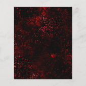 Papier Gothic Red Splatter Floral Budget Wedding (Dos)