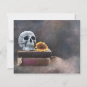 Papier Gothique Crâne Budget Tournesol RIP à ses 20 ans (Dos)