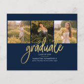 Papier Grad 2025 Photo Collage Graduation Faire-part (Devant)