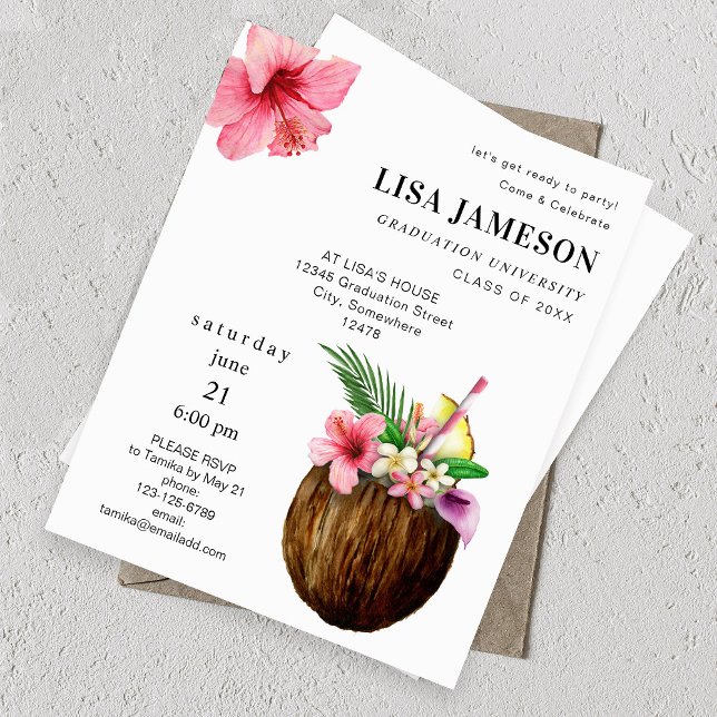 Papier Gradation de la noix de coco tropicale budgétaire  (Créateur téléchargé)