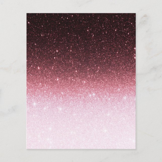 Papier gradient de parties scintillant or rose (Devant)