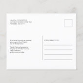 Papier Graduation 2025 Faire-part de script photo (Dos)