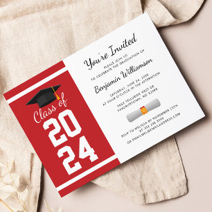 Papier Graduation 2025 Graduate Party Invitation
