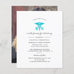 Papier Graduation 2025 Infirmière Pinning Party Invitatio