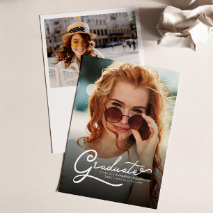 Papier Graduation 2025 Photo Grad Party Invitation